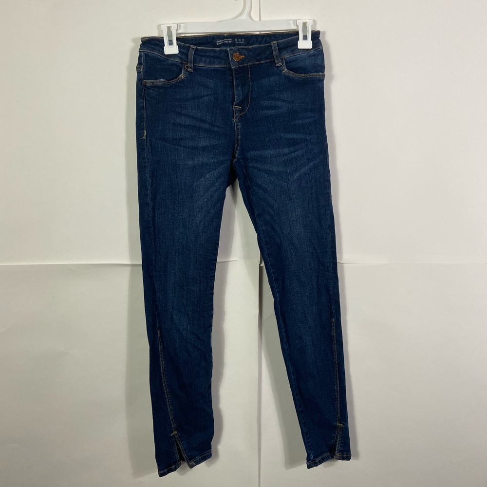 Zara Women’s Jeans Z1975 Basic Denim Capri 4